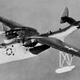 A PBM-5 Mariner in flight in 1945. Note the radar mounted atop the fuselage behind the cockpit. The addition of the radar made the Mariner a more effective submarine hunter. (US Navy)